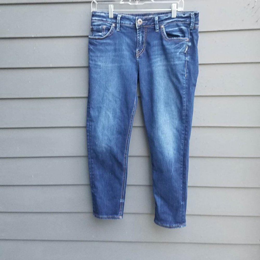 Silver suki Skinny Cropped Jeans size W 31 L 25"